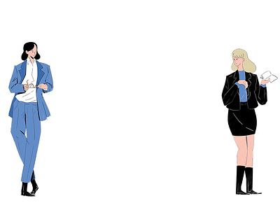 Love at the first sight! character human illustration lady love man minimalistic vector