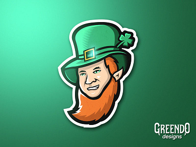 Leprechaun Mascot design esports gaming illustration irish irish man logo logo type mascot sports vector