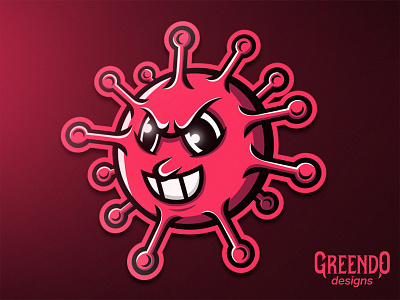 Corona Virus Mascot 2 branding corona coronavirus covid 19 design free gaming illustration logo mascot vector virus