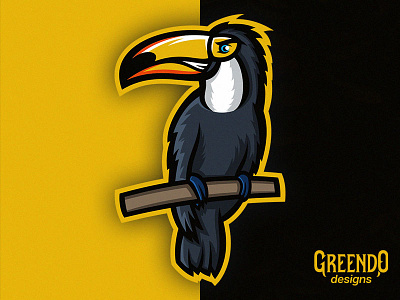 Toucan FREE Mascot Logo animal bird branding design esports gaming icon illustration jungle logo mascot sports toucan vector