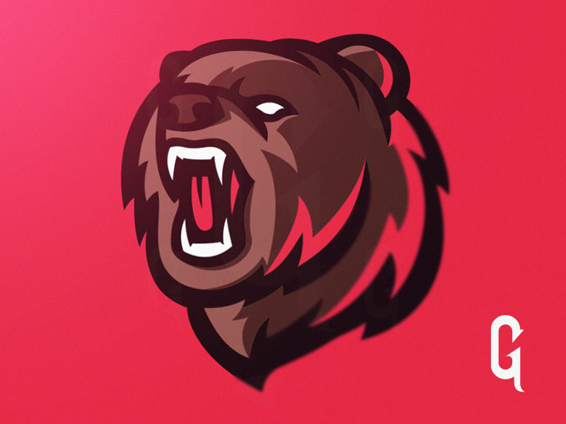 Bear Mascot Logo angry bear beast branding design gaming illustration logo mascot polar sports vector