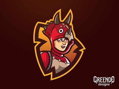 Fortnite Tricera Ops Mascot Logo dinosaur esports fortnite gaming illustration logo mascot ops skin sports tricera videogame