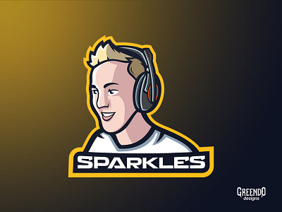 " Sparkles " Fan Art Mascot Logo