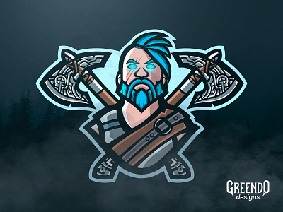 Fortnite Ragnarok Mascot Logo esports fortnite gaming illustration logo mascot ragnarok skin sports videogame viking