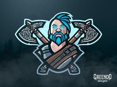 Fortnite Ragnarok Mascot Logo