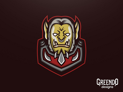 World Of Warcraft Varok Saurfang Mascot Logo Fan Art