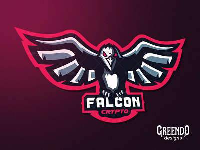 Falcon Mascot Logo Made For A Client