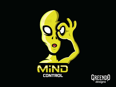 Alien Mascot Logo aliens control design esport esports gaming icon illustration logo logo type mascot mascot logo mind si fi space sports