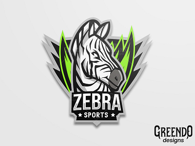 Zebra Mascot Logo [ FOR SALE ] africa animal black branding design esportslogo gaming grey illustration logo mascot savanah sportslogo vector white zebra