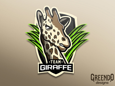 Giraffe Mascot Logo african animal art branding design gaming giraffe illustration logo mascot vector