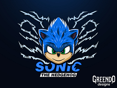 SONIC The Hedgehog design fanart film illustration mascot movie sega sonic