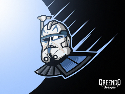 Captain Rex - Star Wars art clonewars design fanart illustration logo mascot rex star wars starwars vector