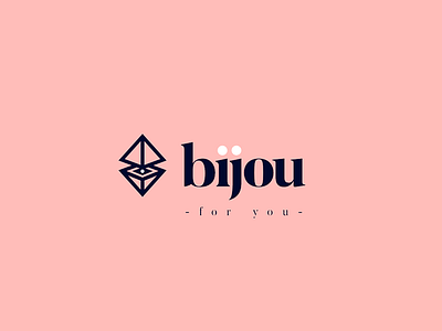 Bijou Logo brand branding design graphic design icon identity logo logo alphabet logo design