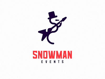 Snowman Logo brand branding design graphic design icon identity logo logo alphabet logo design typography vectors