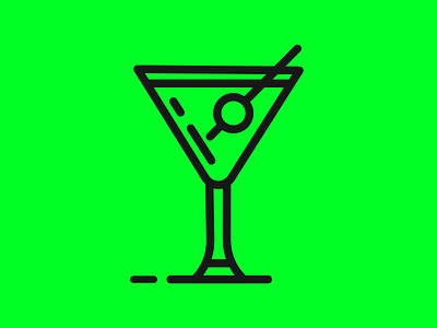Martini icon alcohol design drink icon icons line lineart martini minimal olive vector „icon design