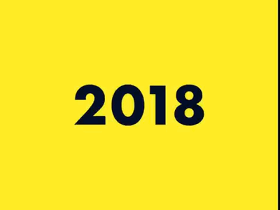 Happy New Year 2019 animation design gif motion new year