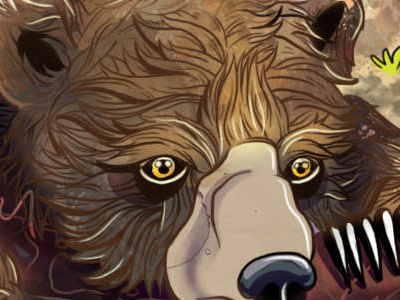 Album cover album animal art bear cd cover digital illustration music nature promotional wildlife