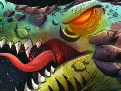 Dinosaur Social Media Header character creature design dinosaur facebook media monster reptile social teeth twitter