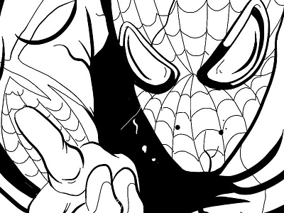 Spiderman Inktober amazing amazingspiderman cinema comic film hero inktober inktober2014 lineart movie spiderman superhero