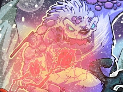 Snow Yeti affinity bear characterdesign creature creaturedesign fantasy gun macaffinity monster scifi snow yeti