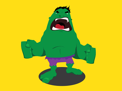 Hulk avenger bruce banner cartoon hulk illustration marvel monster smash