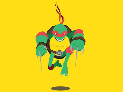 Raphael cartoon illustration ninja si ninja turtles raphael tmnt turtles