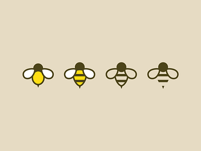 Simple Bees bee bumblebee icon simple