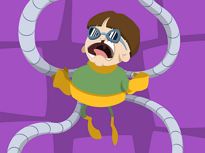 Doctor Octopus! cartoon chubby comics doc oc doctor goggles illustration marvel octopus spiderman