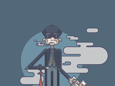 Thomas Shelby of the Peaky Blinders by Chris Fernandez on Dribbble