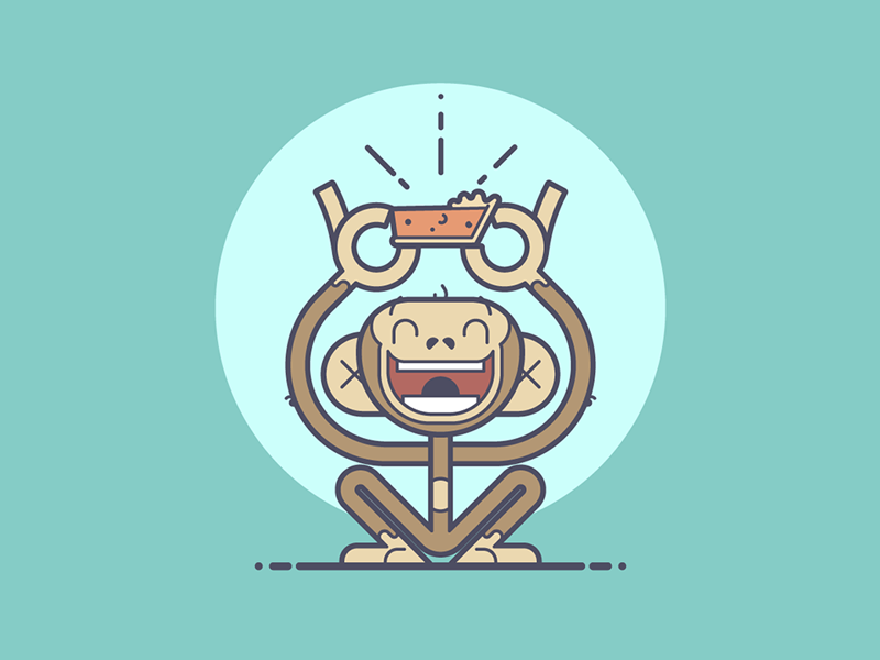 Monkey Pie! by Chris Fernandez on Dribbble