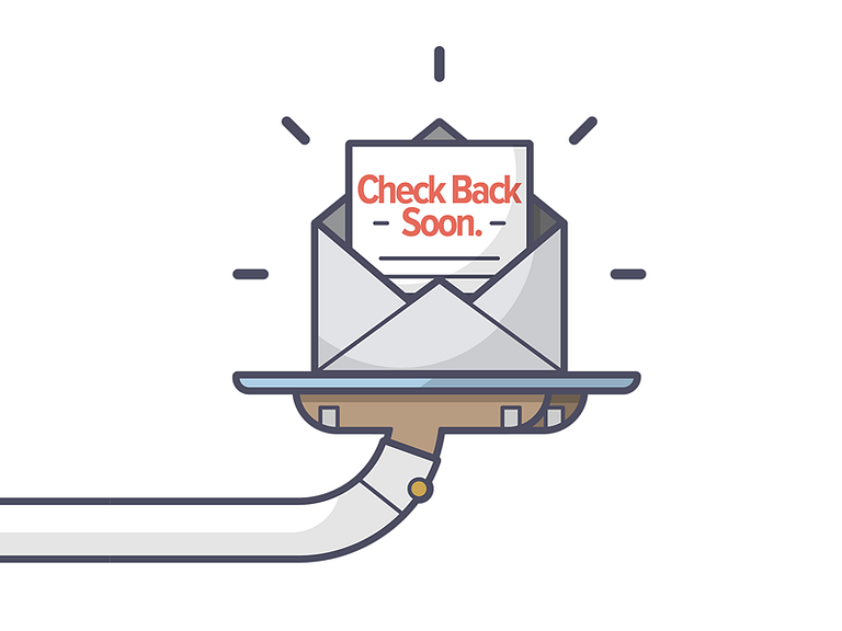 Check Back Soon! by Chris Fernandez on Dribbble