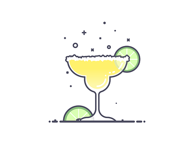¡Margarita! alcohol drank illustration lime line art margarita