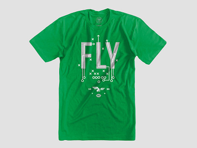 Fly Eagles Fly Shirt eagle eagles fly football illustration line art philadelphia philly shirt sports tshirt