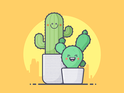 Couple o' Cacti