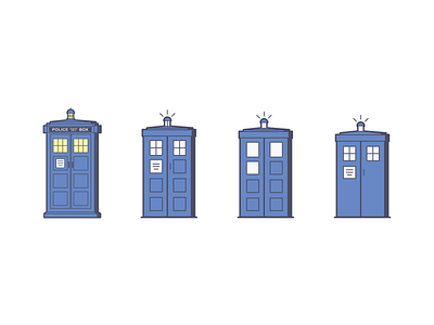 how to draw the tardis easy