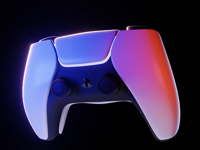 PS5 Pad 3D model