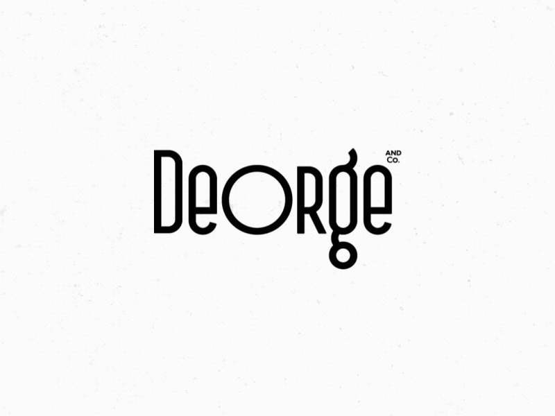 Deorge And Co. after effects fun logo logo animation motion design motion graphics simple