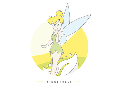 Tinkerbell | Scotland animation cartoon childhood fantasy illustration memories pan peter tinkerbell