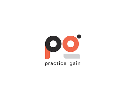 Practice Gain | Brand Identity brand brand design design digital marketing geometry graphic design healthcare logo medical medical app minimalist outreach typography