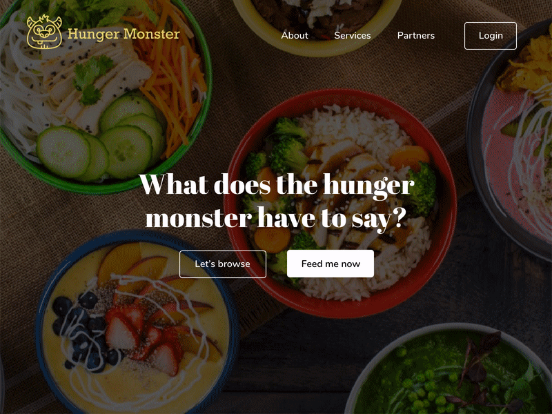 Food Delivery Platform | Website Application Design