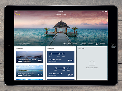 Expedia for iPad