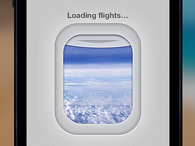 Loading Flights... expedia flights loading plane sky window