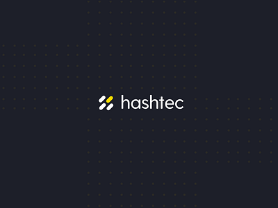 Hashtec blockchain blockchaintechnology branding cryptocurrency design fintech illustration mining