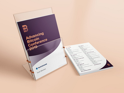 Advancing Bitcoin Conference - Flyer bitcoin branding flyer print