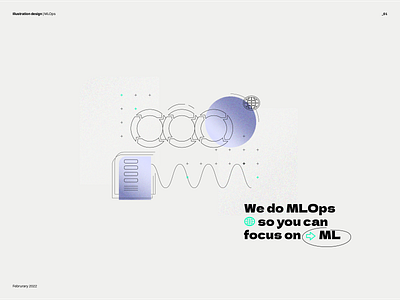 MLOps illlustration adobe branding design devops fun illus illustration illustrator logo ml mlops process ui ux vector