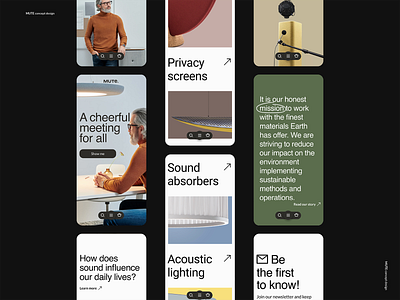 MUTE - concept mobile design