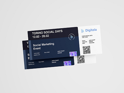 Digitala Branding elements 🎫 branding concept design graphic logo