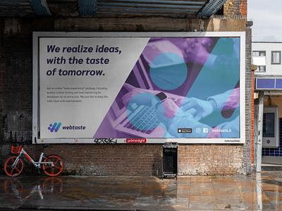 Rebranding for Webtaste advertising brand branding design graphic logo