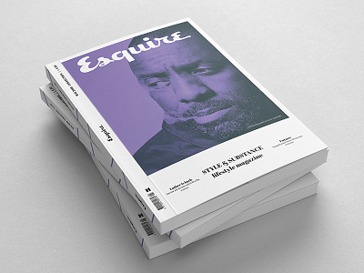 Dribble design editorial esquire graphic magazine trend