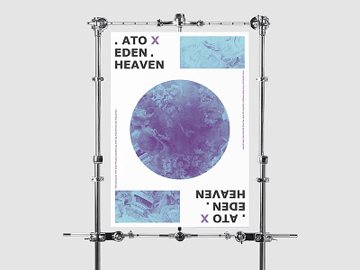 Ato x Eden / Heaven poster concept graphic illustration